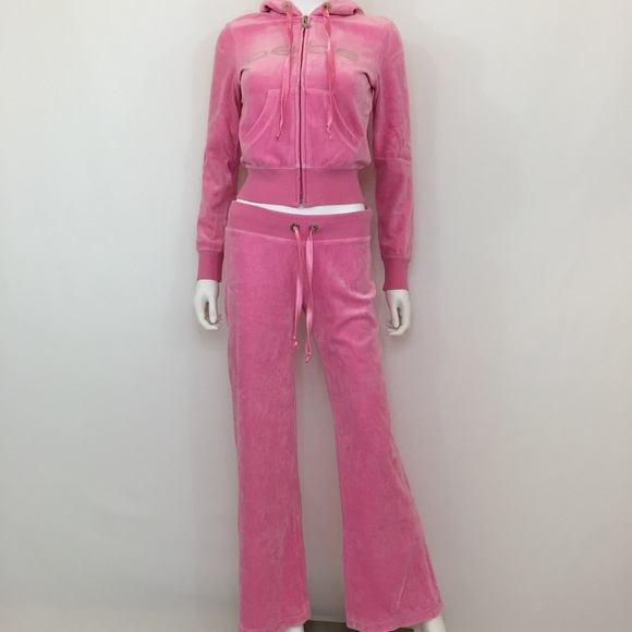 all pink sweatsuit